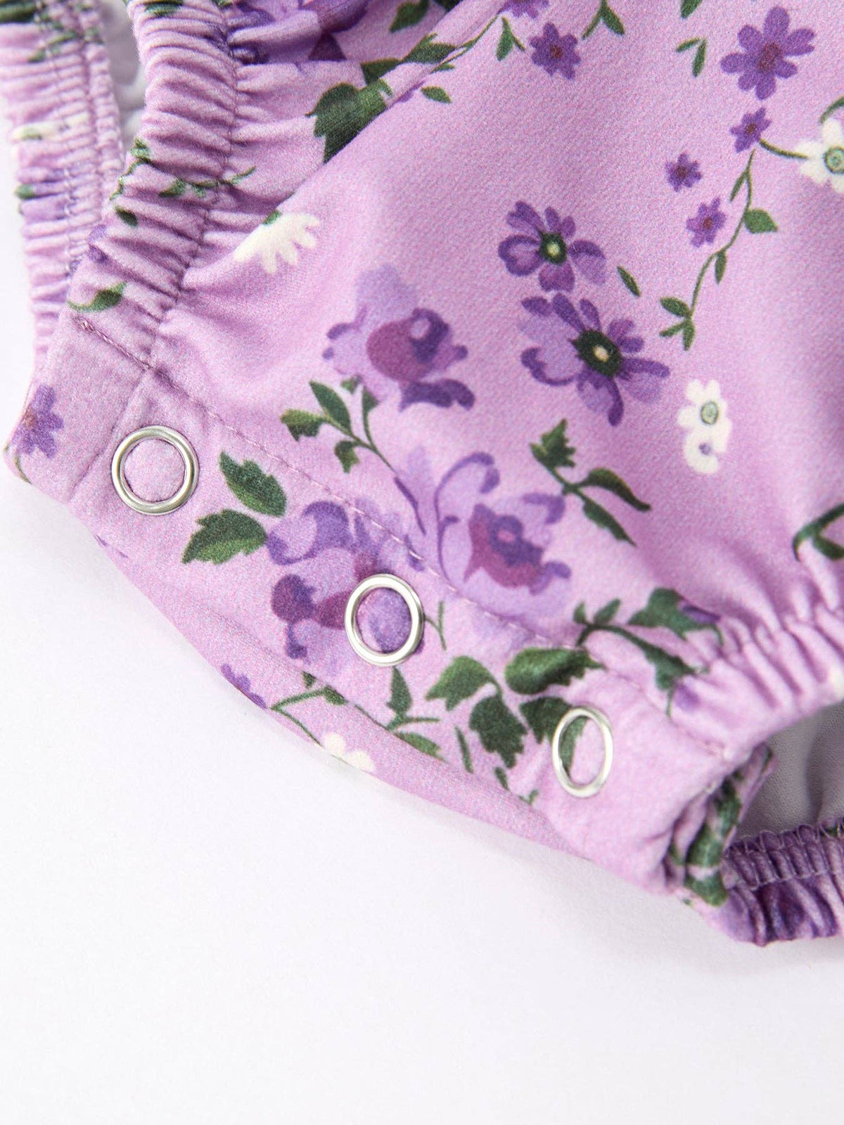 Lavender Floral Romper