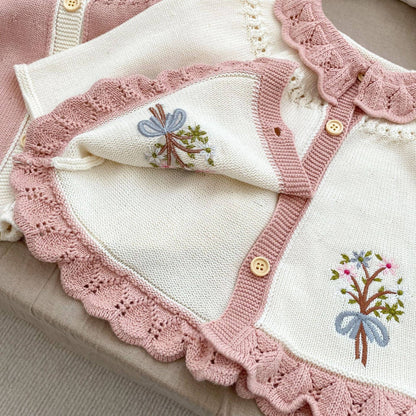 Heirloom Embroidered Cardigan