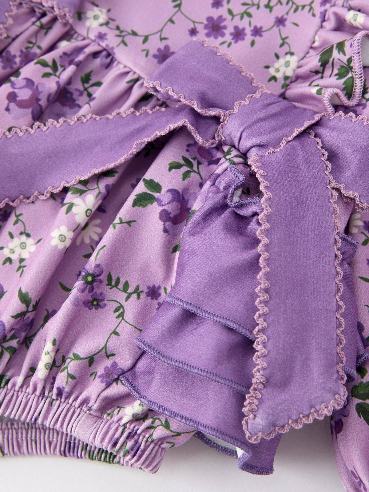 Lavender Floral Romper