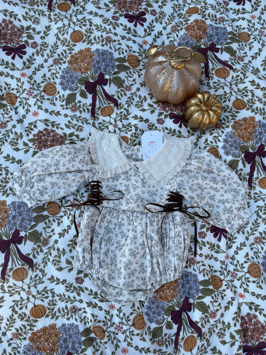 Mocha Meadow Romper